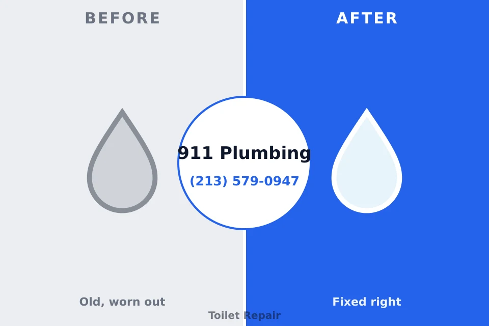 Before and after: plumbing repair Waikele, HI